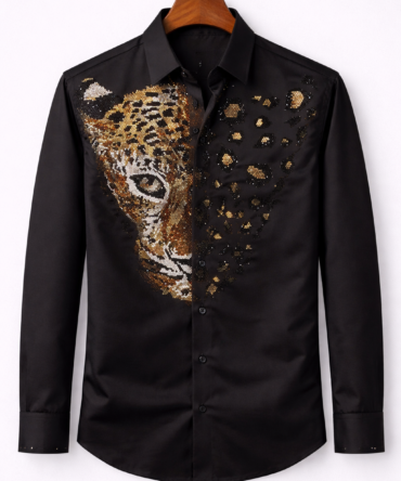 Midnight Leopard Luxe Shirt