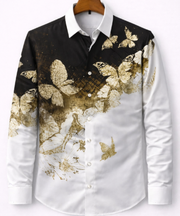 Noir Flutter Luxe Shirt