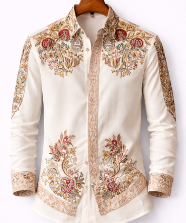Shehenshah Royale Embroidered Shirt