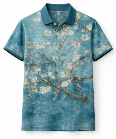 Aqua Blossom Polo