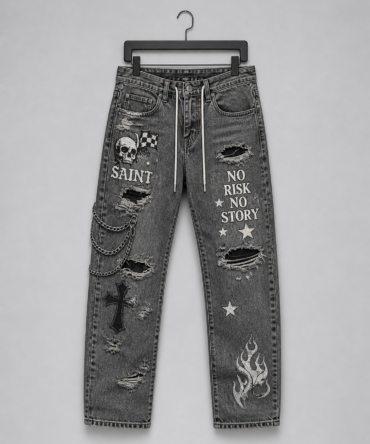 Saint Noir Graphic Jeans